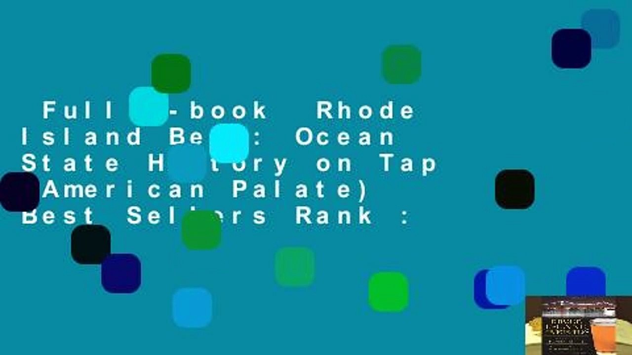 Full E-book  Rhode Island Beer: Ocean State History on Tap (American Palate)  Best Sellers Rank :