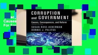 [Read] Corruption and Government 2ed: Causes, Consequences, And Reform  For Free