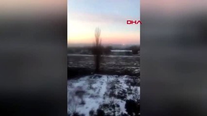 Ukrayna'nın doğusunda tansiyon yükseldi çatışmalar amatör kamerada