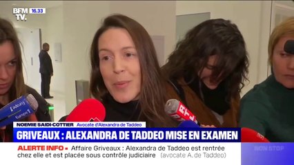 Télécharger la video: Selon son avocate, Alexandra de Taddeo a été 