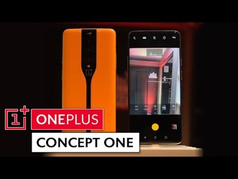ONEPLUS CONCEPT ONE - Prise en main du smartphone avec des capteurs photo invisibles à l'arrière