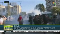 Chile: jefe de Carabineros será investigado por crímenes