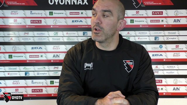 Point presse avant Oyonnax / Béziers - 21ème journée Pro D2