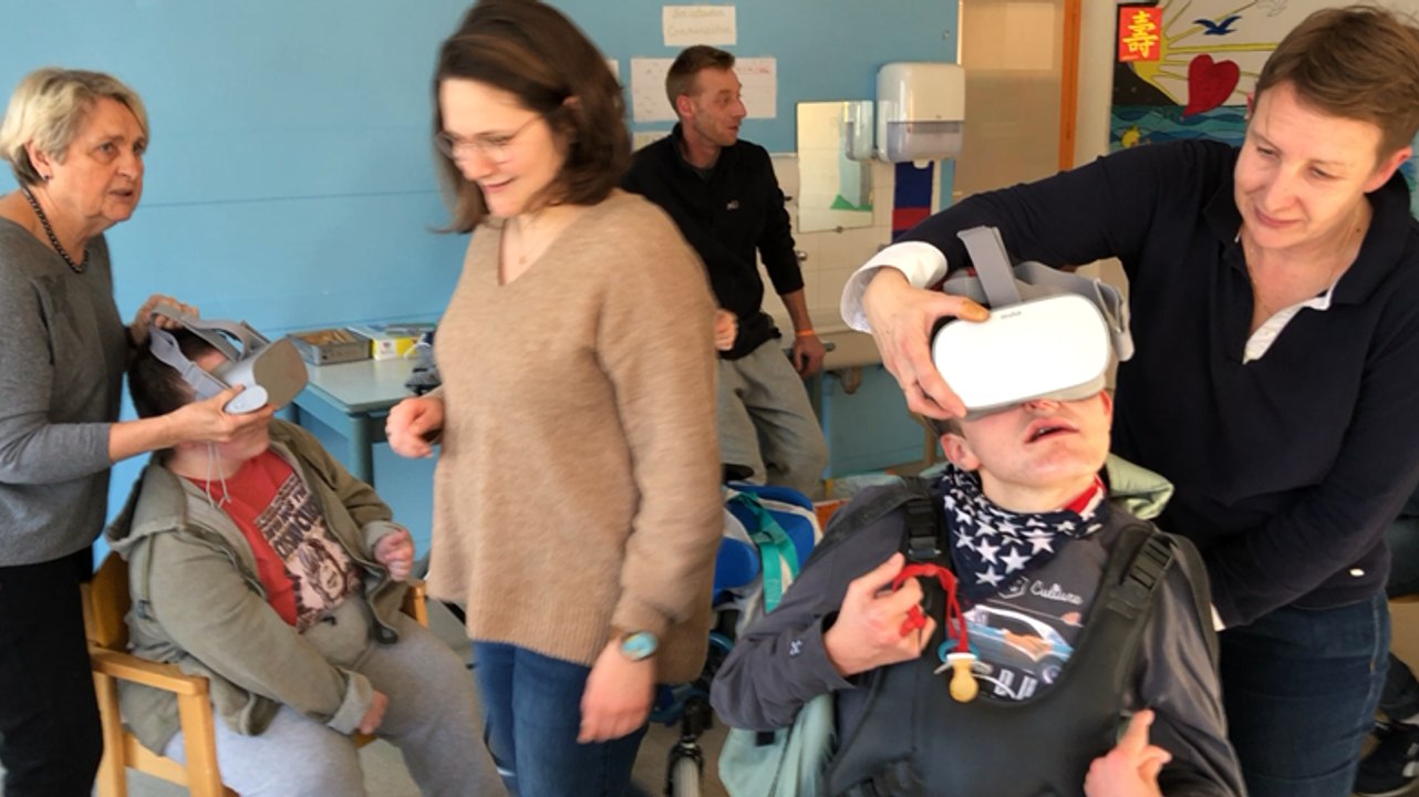 En situation de handicap, ils découvrent la mer avec la réalité virtuelle