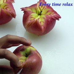 Instructions on how to cut beautiful fruits