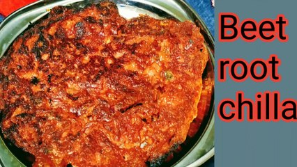 #Beet root chilla at home | healthy and delicious recipe for weight loose ...
