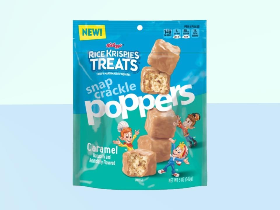 Caramel-Dipped Rice Krispies Treat Snap Crackle Poppers Are Like Pre-Baked Deliciousness