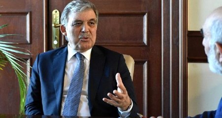 Abdullah Gül'ün "Gezi ile gurur duyuyorum" sözlerine Beştepe'den yanıt geldi