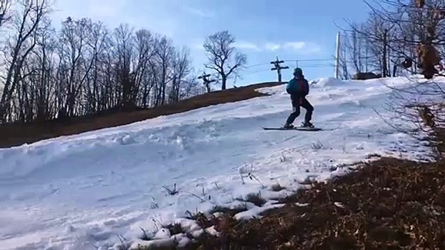 Skier Attempts A Backflip But He Failed