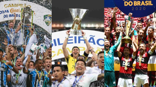 Veja o ranking dos maiores campeões nacionais no futebol brasileiro