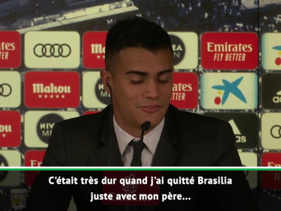 Real Madrid - Reinier fond en larmes lors de sa présentation