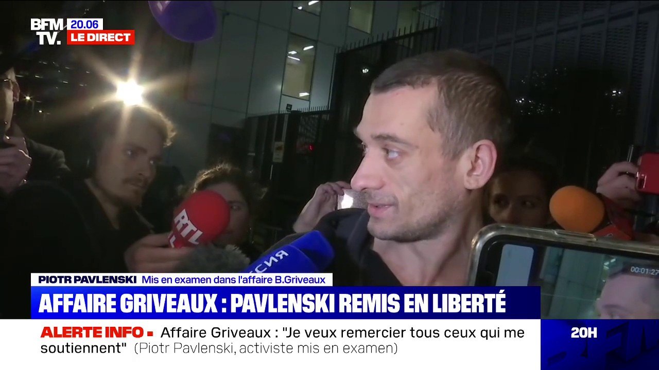 Piotr Pavlenski au sujet de sa compagne: "On me mettra en prison si je vois Alexandra de Taddeo"