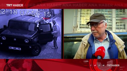 Aracını açınca hırsızı gördü, kapıyı kilitleyip yardım istedi