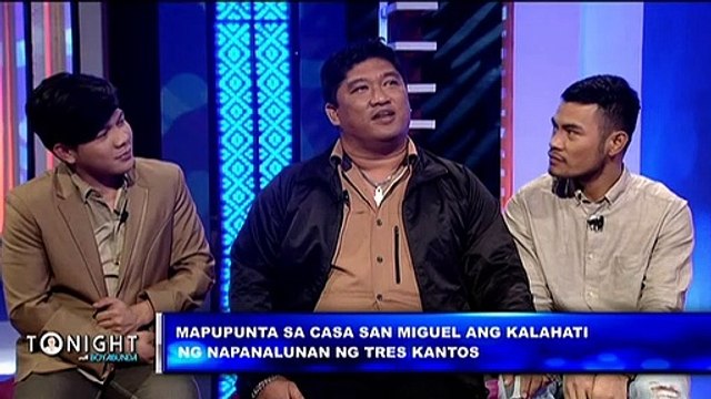 Tres Kantos ibinahagi na binigay nila ang malaking parte ng premyo kay Daddy D