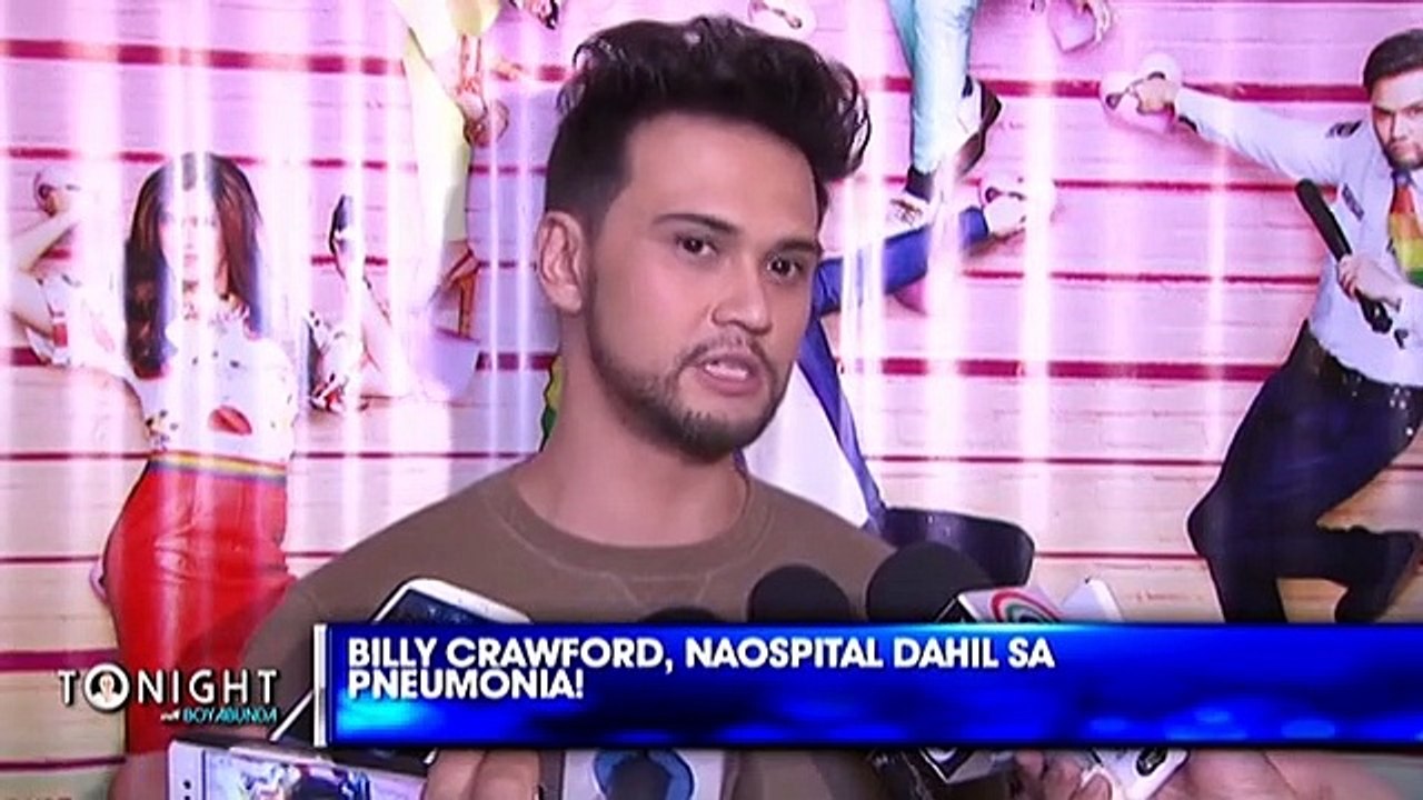 Billy Crawford explains why he was confined in the hospital