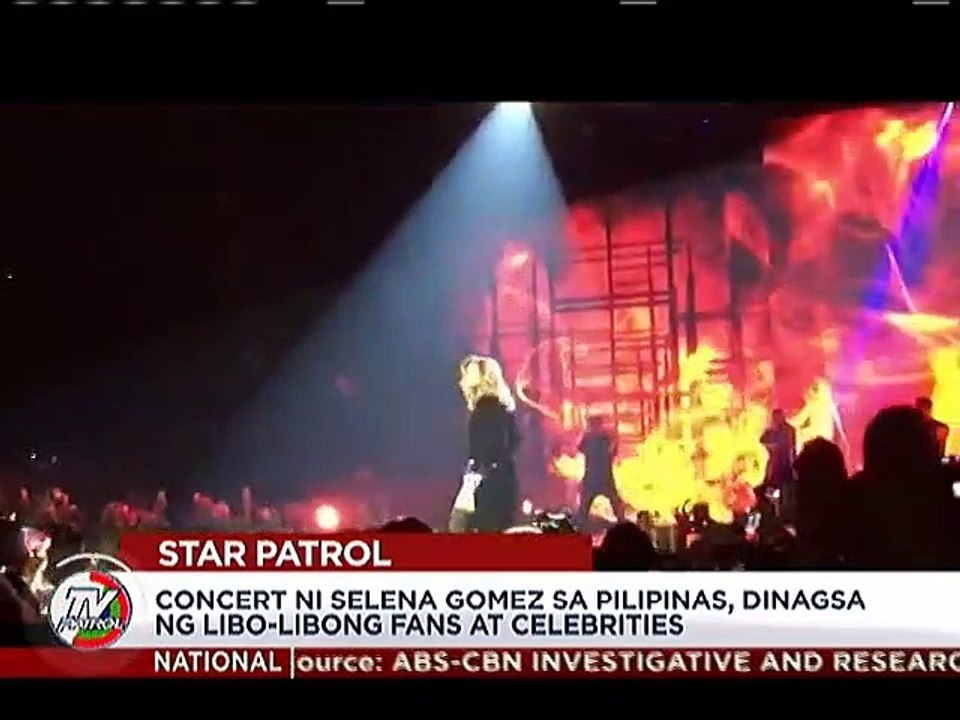 Concert ni Selena Gomez sa Pilipinas, dinagsa ng libo-libong fans at celebrities
