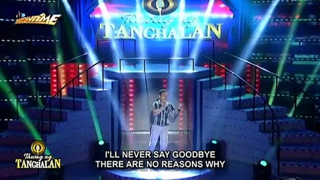 Mindanao contender Arnold Zablan sings Nonoy Zuñiga sings Never Ever Say Goodbye