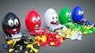 Vehicles and Surprise Eggs- 3D Opening Kinder Surprise Egg with Magic Cars and Trucks Toys
