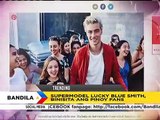 Supermodel Lucky Blue Smith, binisita ang Pinoy fans