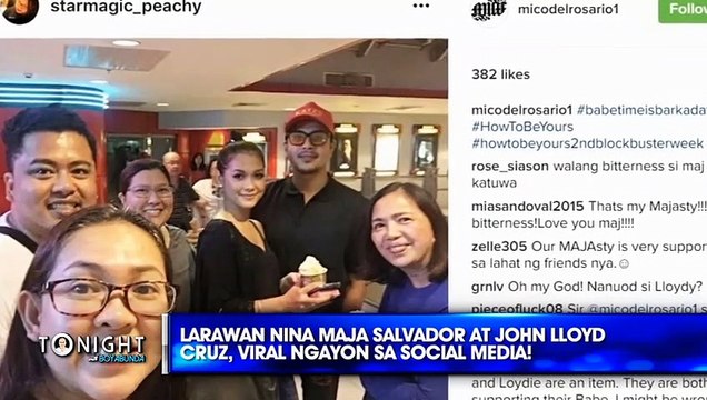 Could Maja Salvador and John Lloyd Cruz be dating?