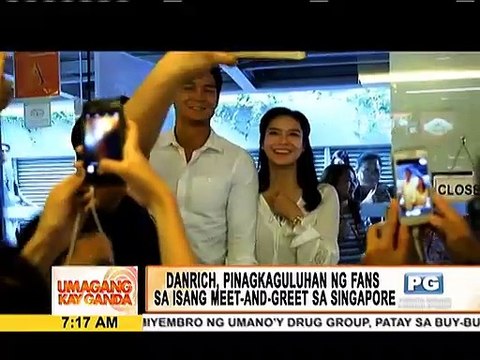 DanRich, pinagkaguluhan ng fans sa isang meet-and-greet sa Singapore