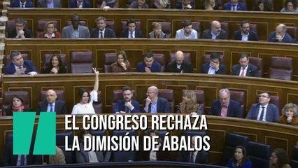 El Congreso rechaza la dimisión de Ábalos y reconocer a Guaidó como presidente legítimo