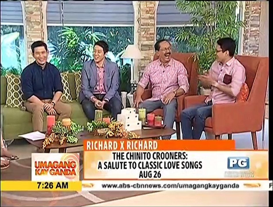Chinito Crooners Richard Yap and Richard Poon, live sa UKG!