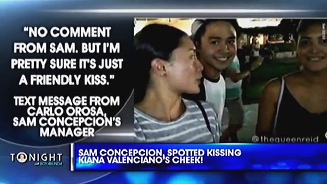 Is Sam Concepcion dating Kiana Valenciano?