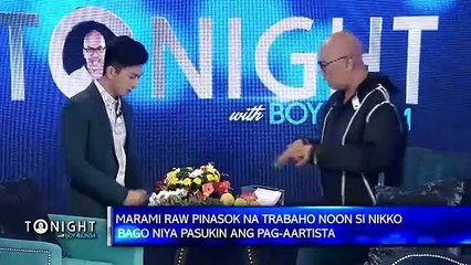 Nikko Natividad shares how he worked hard as a florist and dishwasher