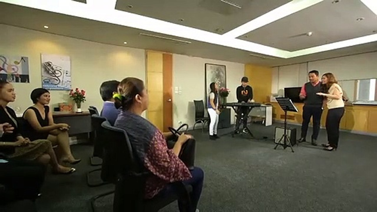 Cathy at Mike, ipinakita ang kanilang galing sa pagkanta