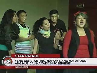 Yeng Constantino, naiyak nang mapanood ang musical na 'Ako Si Josephine'