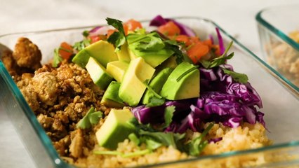 How to Make Vegan Burrito Bowls with Cauliflower Rice