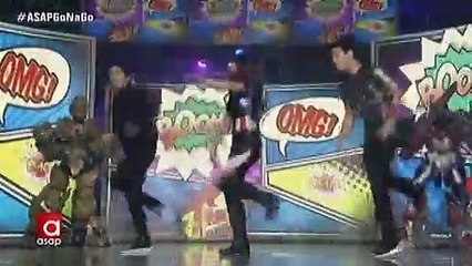 All-out hatawan on ASAP's superhero themed opening number