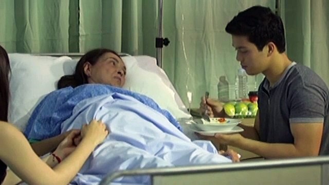 Sam at Kevin, kinantahan si Lola Caring sa ospital