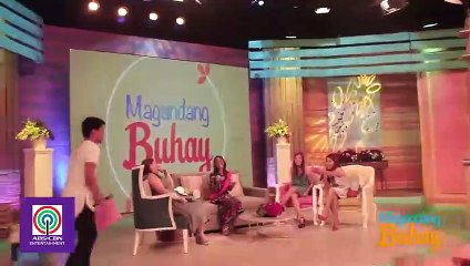 Magandang Buhay Off Cam with PBB Lucky Season 7 Rita and Aizan