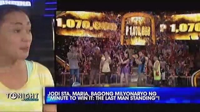 Jodi Sta Maria, nanalo ng 1 million pesos sa Minute to Win It