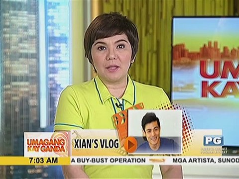 Buhay off-cam ni Xian Lim, tampok sa kanyang video blogs