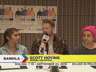 Pentatonix, nagpatikim sa kanilang concert sa big dome bukas