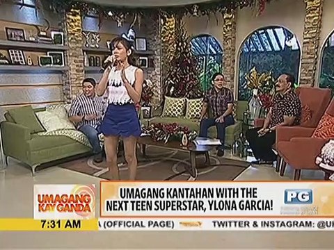 Umagang kantahan with the next teen superstar, Ylona Garcia
