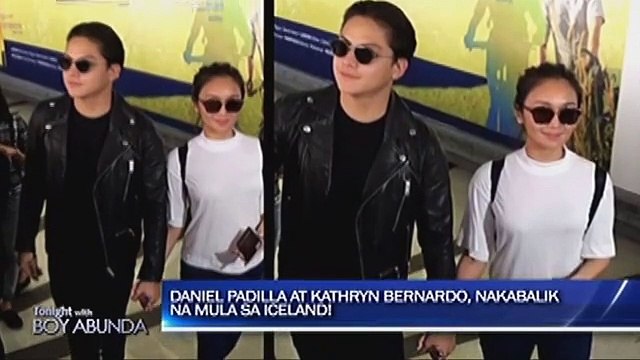Daniel Padilla at Kathryn Bernardo, masaya sa patuloy na pagtabo sa takilya ng Barcelona A Love Untold