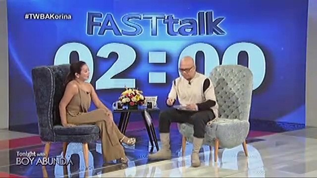 Fast Talk with Korina Sanchez: What is Korina's dream interview?