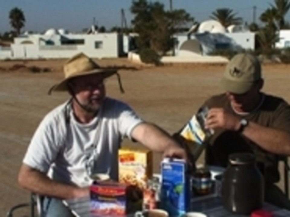 Afrika Expedition 2007/2008 - 03 - Frühstück auf dem Dach