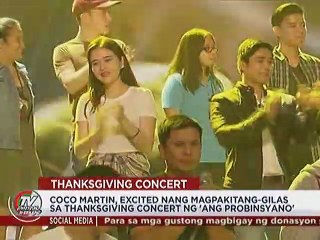 Coco Martin, excited nang magpakitang-gilas sa thanksgiving concert ng ‘Ang Probinsyano’