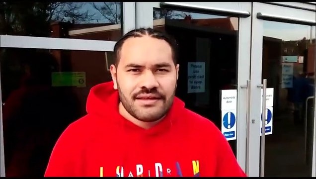 Leeds Rhinos' Konrad Hurrell ahead of facing Salford Red Devils