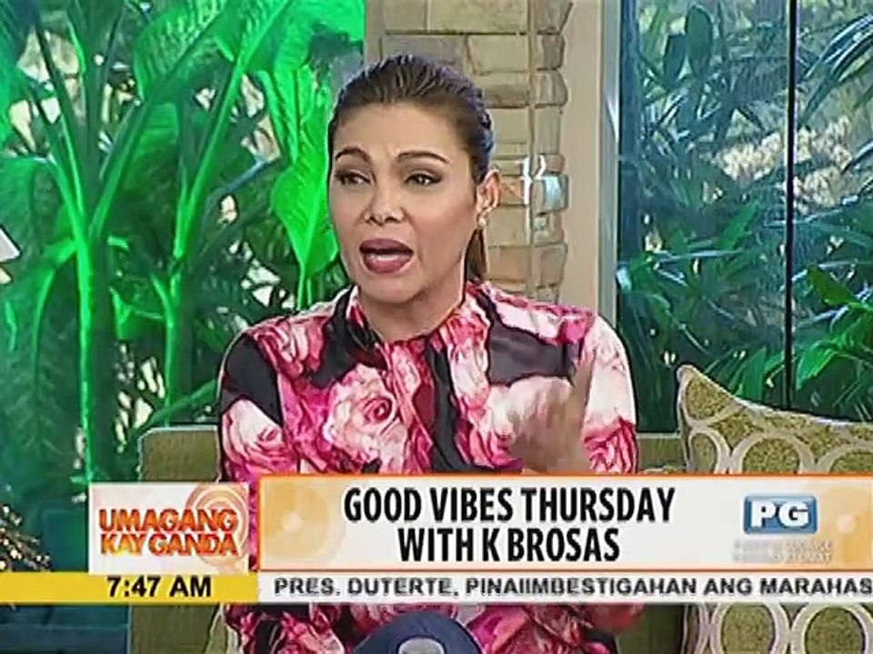Good vibes Thursday with K Brosas
