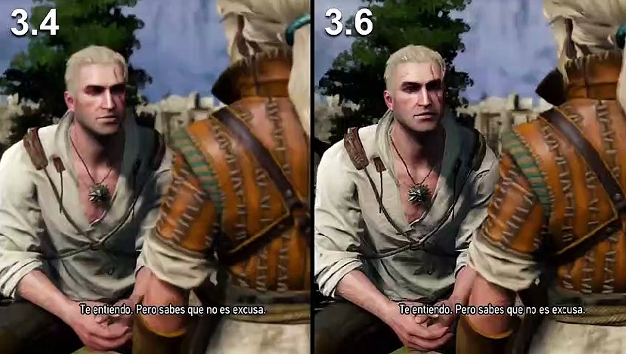 The Witcher 3 Switch- 3.4 Vs 3.6