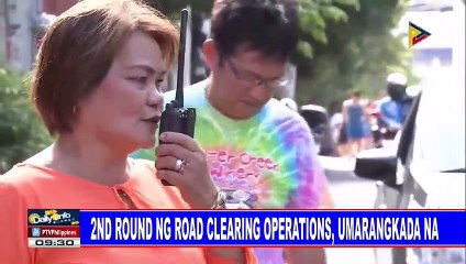 2nd round ng road cleaning operations, umarangkada na