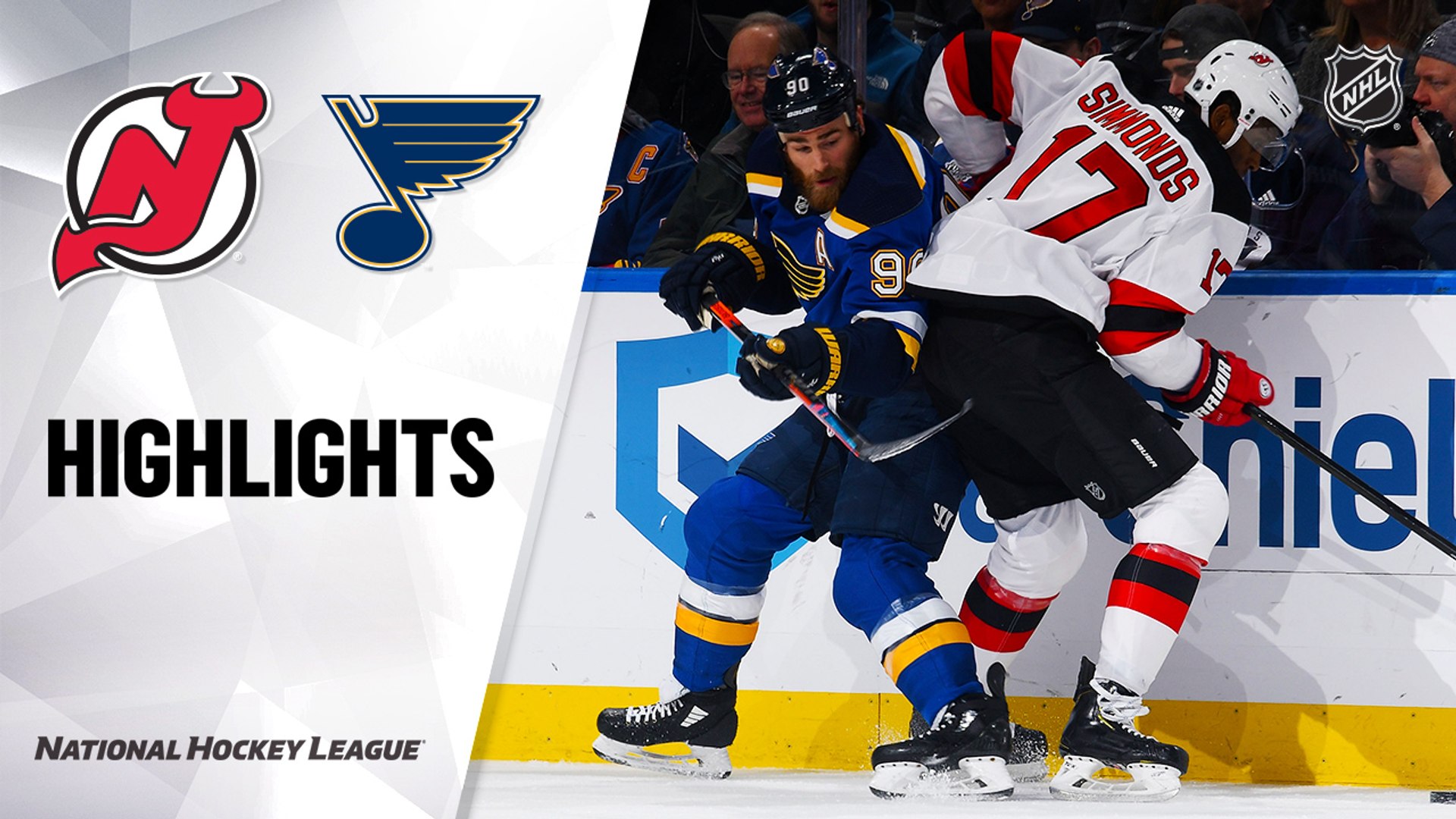 NHL Highlights | Devils @ Blues 02/18 