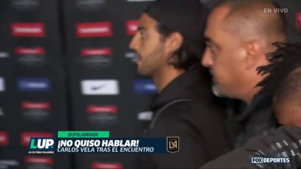 LUP: Vela no quiso hablar