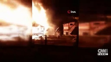 Ahşap ev alevlere teslim oldu